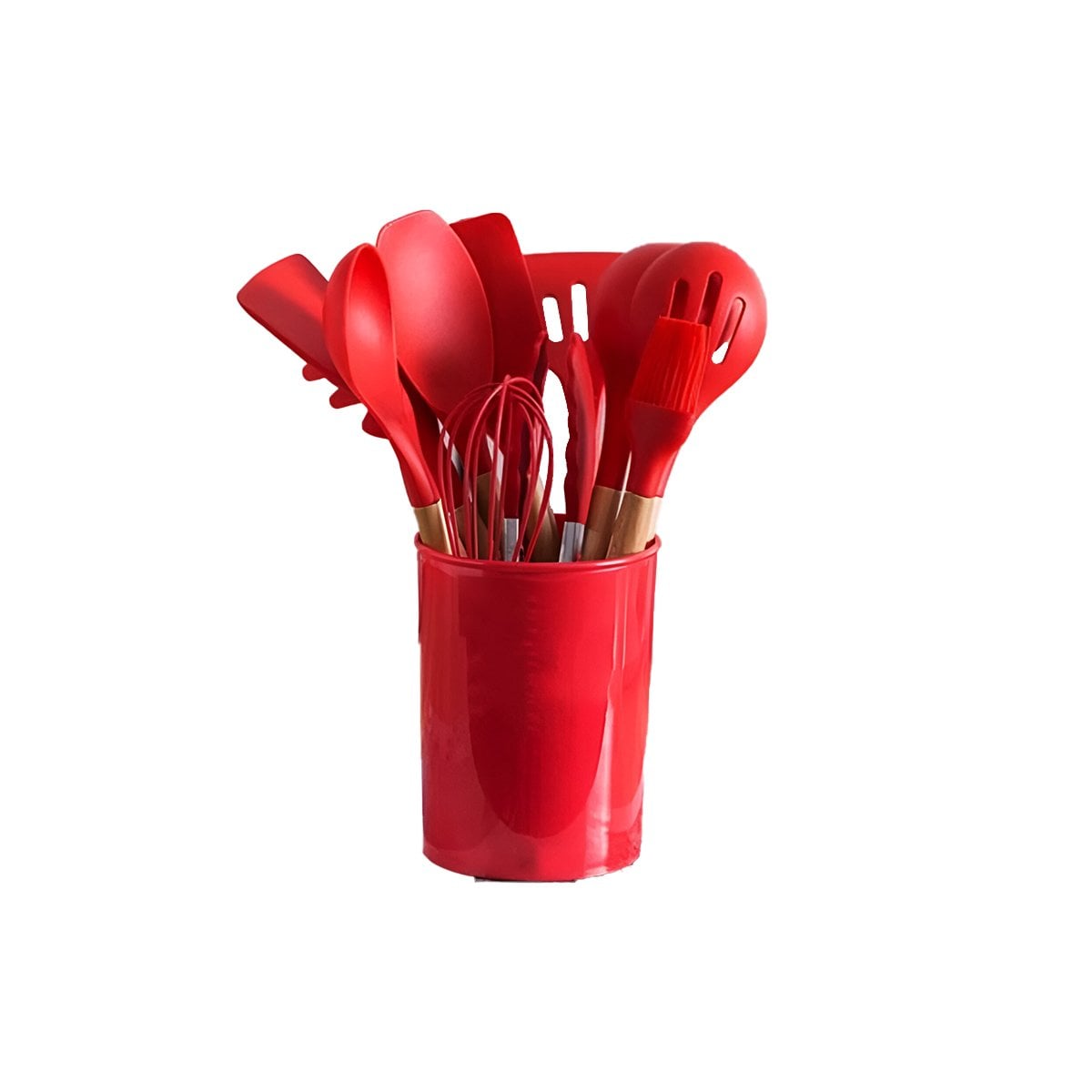 PACK6 CONJUNTO ORGANIZADOR 12PZ COLOR ROJO EN SILICONA PARA ESPACIOS PRACTICOS Y+REGALO STICKER - 2