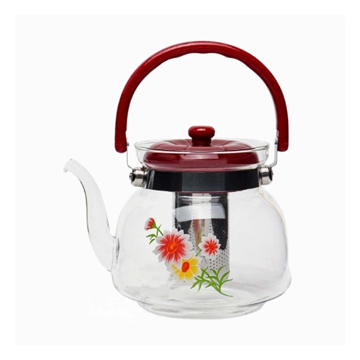 PACK12 CALDERA CON TAPA GUINDA 600ML EN CUERPO TRANSPARENTE PARA COCINA Y+REGALO STICKER - 2