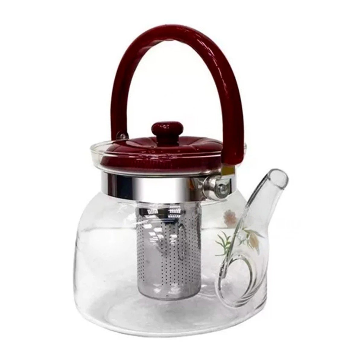 PACK2 JARRA ELEGANTE PARA HOGAR Y OFICINA 1400ML GUINDA Y+REGALO STICKER - 2