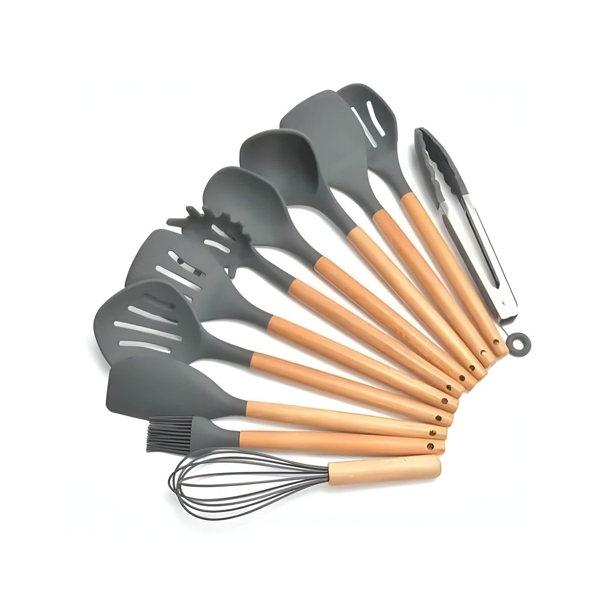 PACK6 CONJUNTO ORGANIZADOR 12PZ COLOR GRIS EN SILICONA PARA ESPACIOS PRACTICOS Y+REGALO STICKER - 2