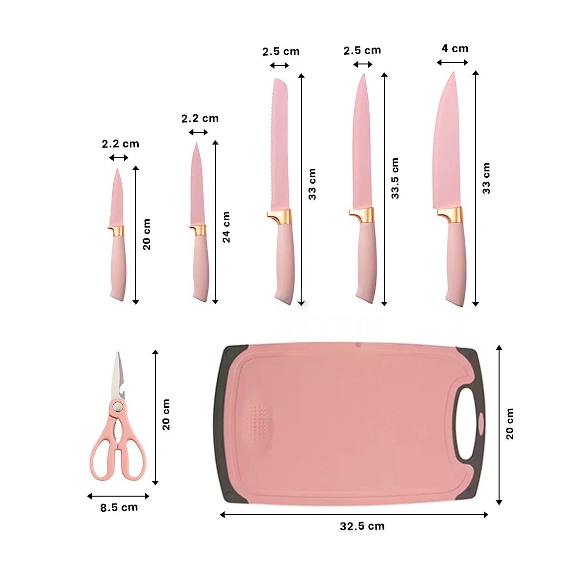 PACK4 SET COCINA MODERNA CON 18 PIEZAS EN ROSADO Y ESTRUCTURA INOXIDABLE - 4