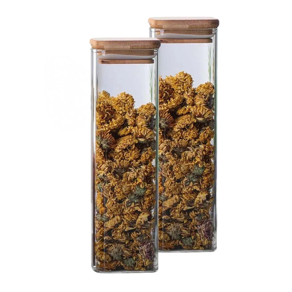 PACK4 BOTE ACRILICO COMO ORGANIZADOR DE CONDIMENTOS TRANSPARENTE 1900ML Y+PAPEL REGALO - 3