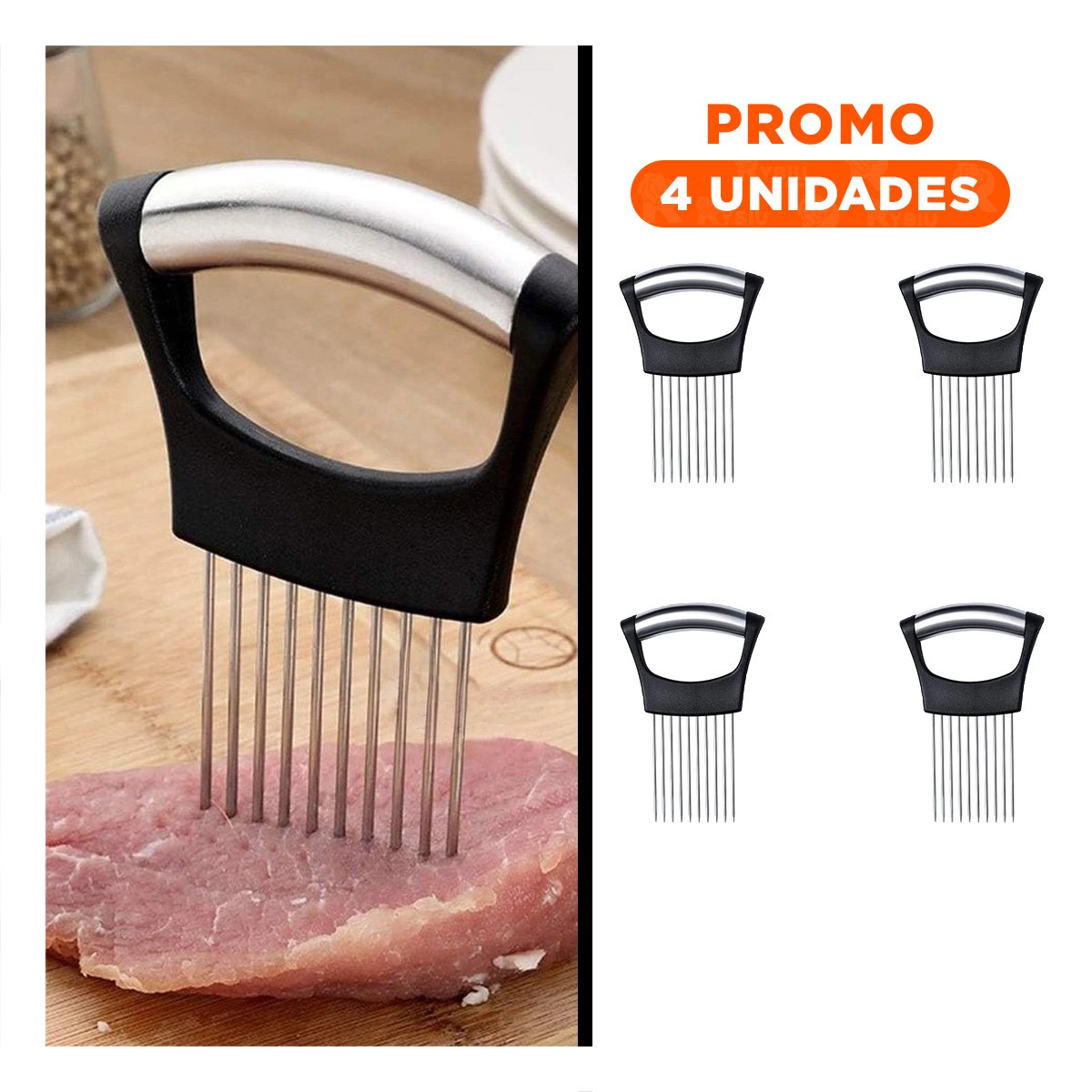 PACK4 EXTRACTOR DE AGUJAS PARA FRUTAS Y VERDURAS COCINA Y PREPARACION RAPIDA Y+REGALO STICKER - 1