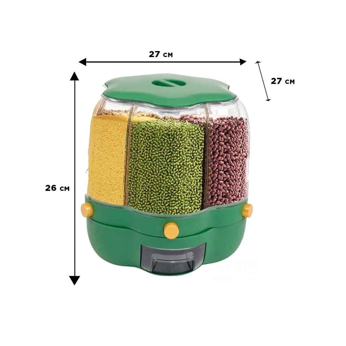 PACK2 SOPORTE DE ALIMENTOS VERDE 6 KG DE TACTO LISO PARA SUS OBJETOS - 4