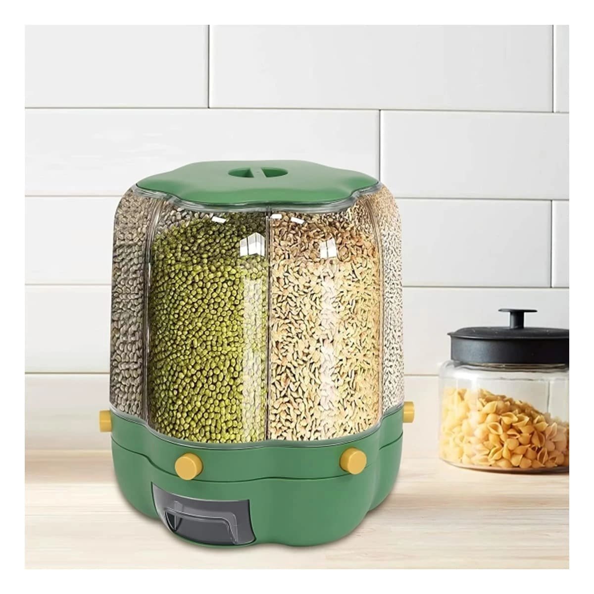 PACK2 SOPORTE DE ALIMENTOS VERDE 6 KG DE TACTO LISO PARA SUS OBJETOS - 5