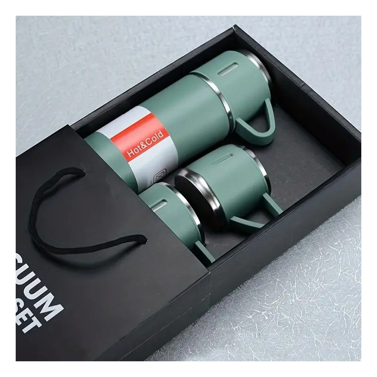 PACK12 DISPENSADOR PRACTICO CON DOS TAZAS PARA OFICINA VERDE Y+REGALO STICKER - 5