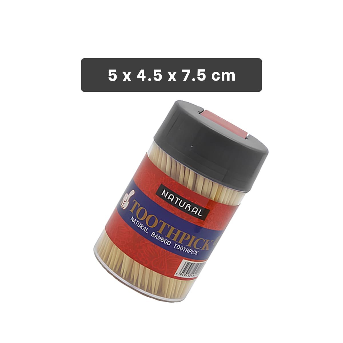 PACK12 DISPENSADOR MINIMALISTA DE COLOR NEGRO SET DE 2 PARA MONDADIENTES Y+REGALO STICKER - 4