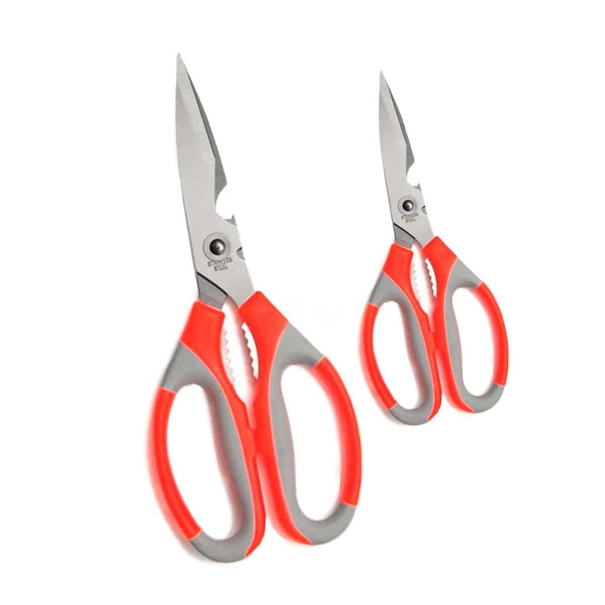 PACK12 ABRELATAS COCINA 3 EN 1 NARANJA ABRIDOR CORTADOR Y DESTAPADOR COMODO Y+REGALO STICKER - 2