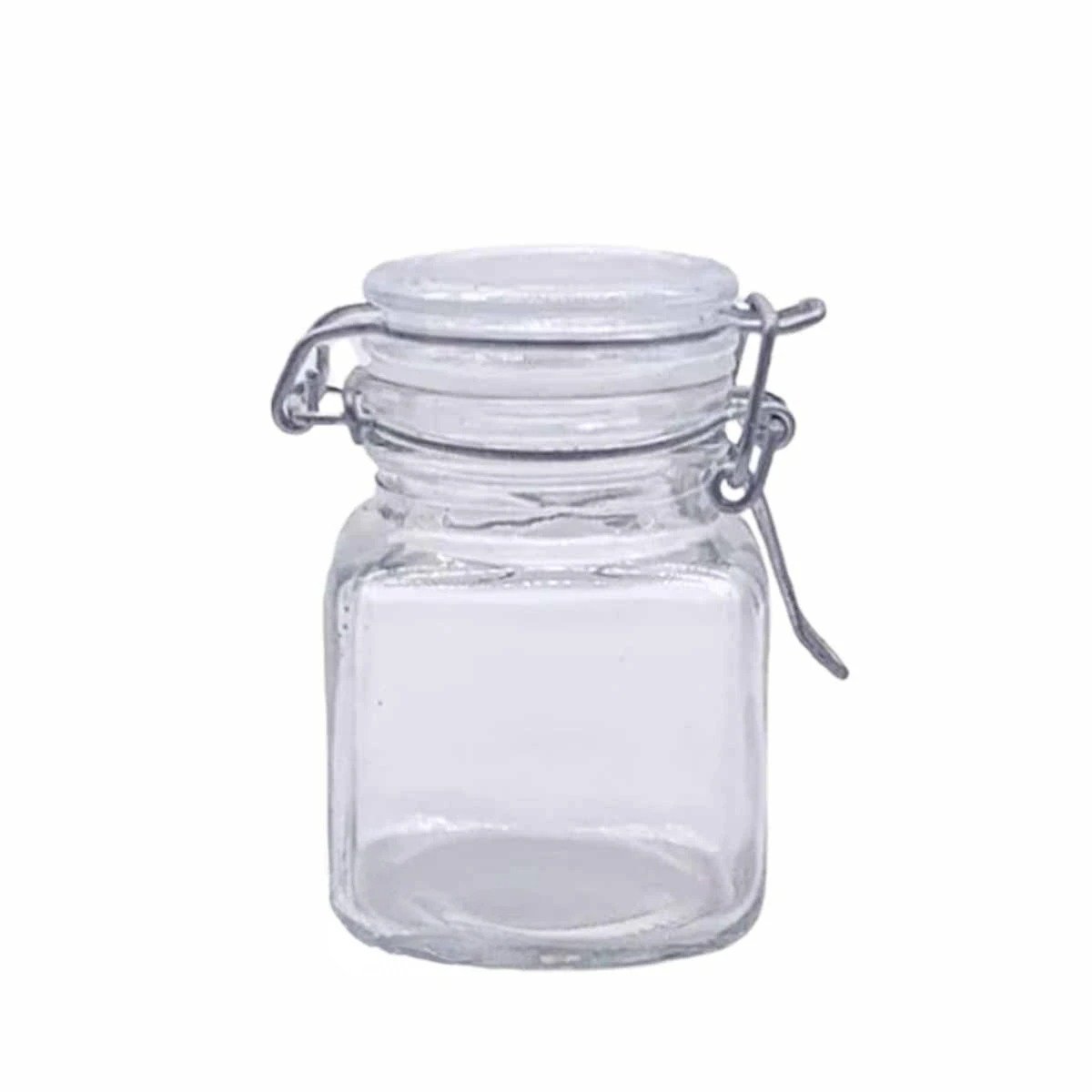 PACK2 ENVASE MODERNO DE VIDRIO DE 100 ML MULTIUSO CON TAPA Y TRANSPARENTE Y+REGALO STICKER - 2