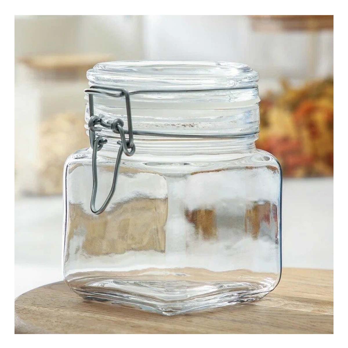 PACK4 ENVASE VERSATIL DE VIDRIO DE 100 ML MULTIUSO CON TAPA Y CIERRE SEGURO - 5