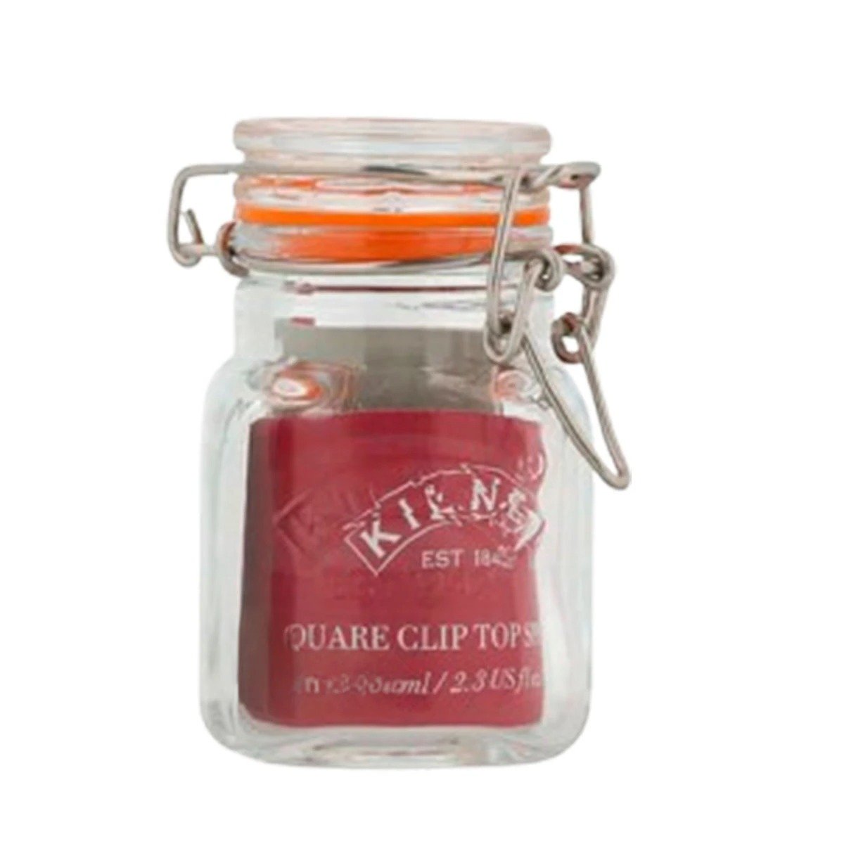 CONTENEDOR ELEGANTE DE VIDRIO DE 100 ML MULTIUSO CON TAPA Y CIERRE SEGURO Y+REGALO STICKER - 3