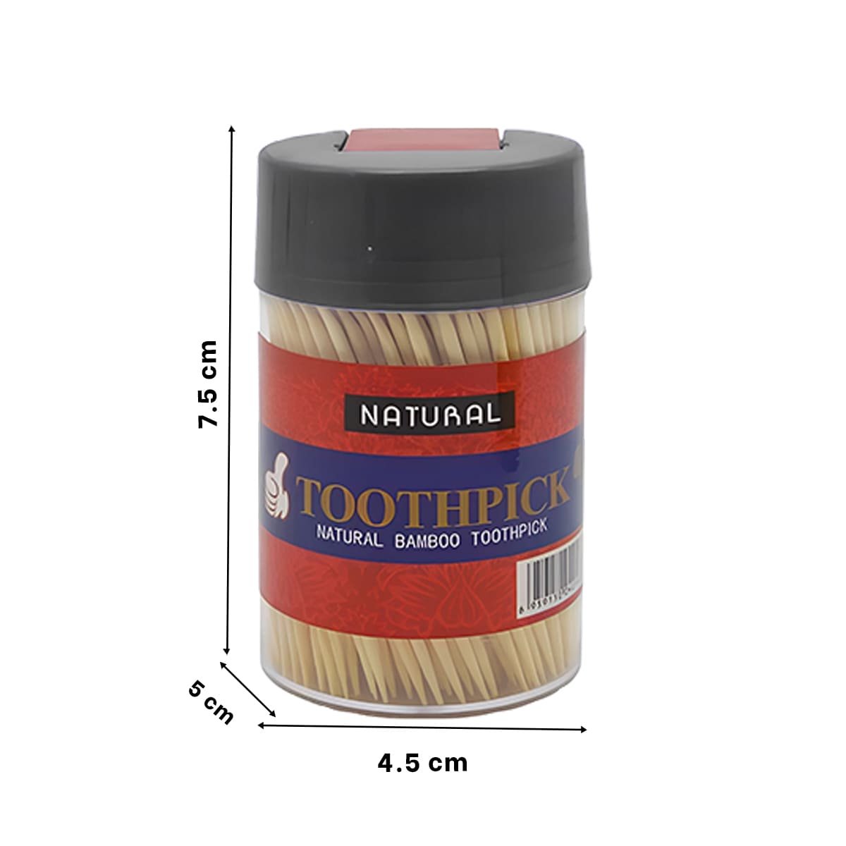 PACK6 PORTA MONDADIENTES DE COLOR NEGRO SET DE 2 CON BASE ESTABLE - 4
