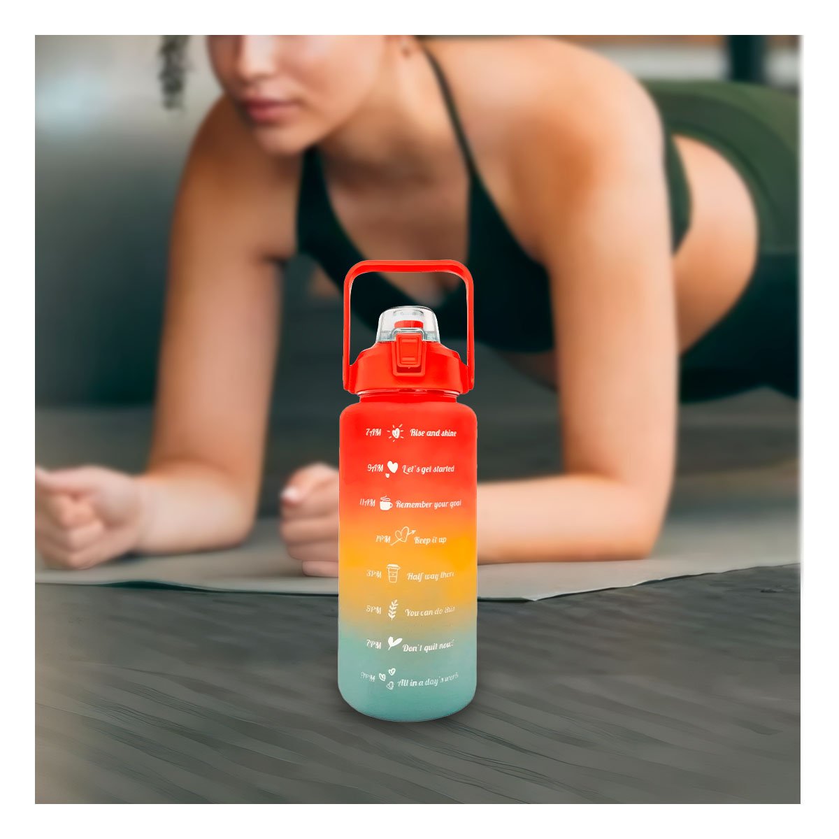 PACK2 CONTENEDOR DE LIQUIDOS 2LT MULTICOLOR PARA BEBIDAS Y ACTIVIDAD RECREATIVA - 3