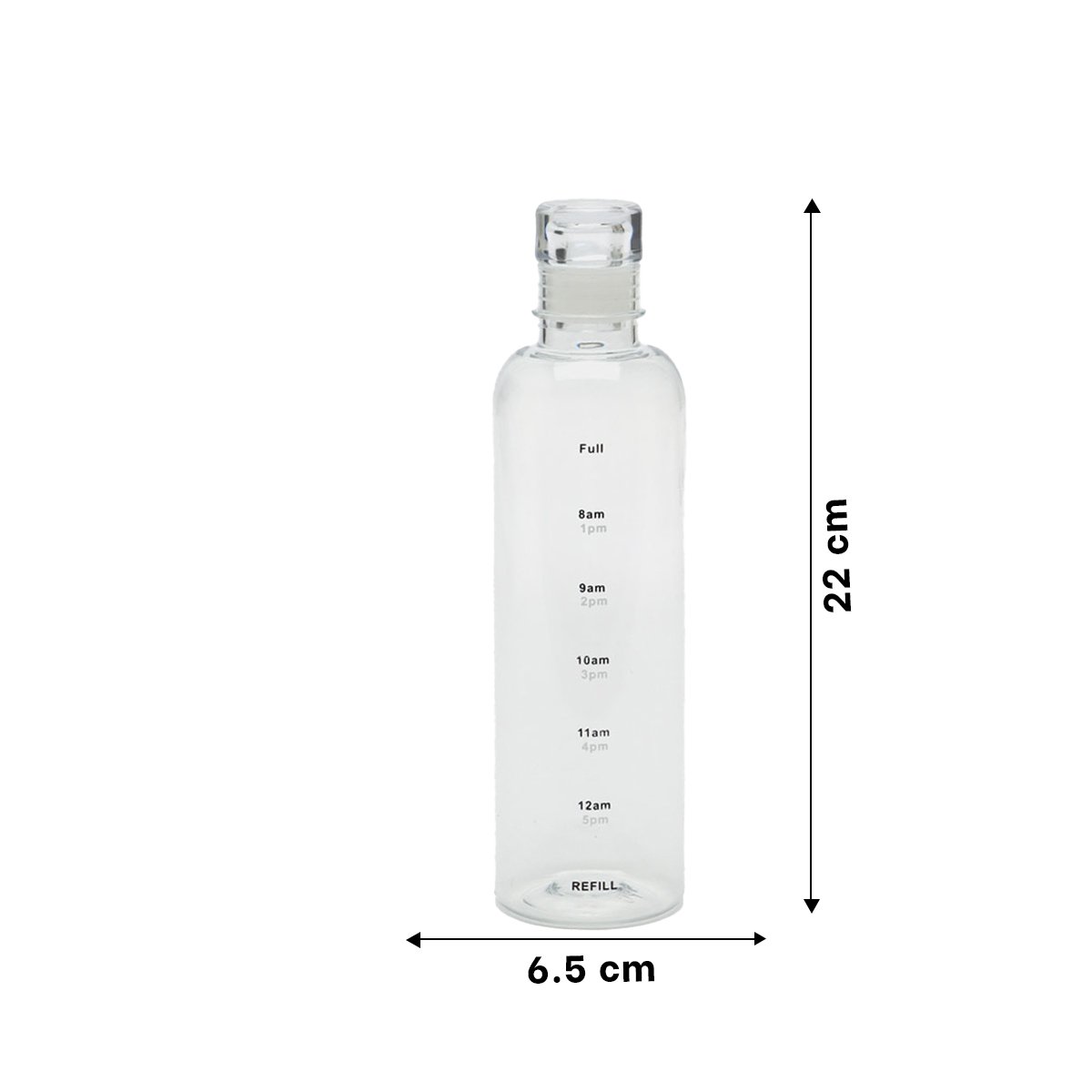 PACK2 VASO COMPACTO 500 ML TRANSPARENTE PARA DEPORTES Y PASEOS Y+REGALO STICKER - 4