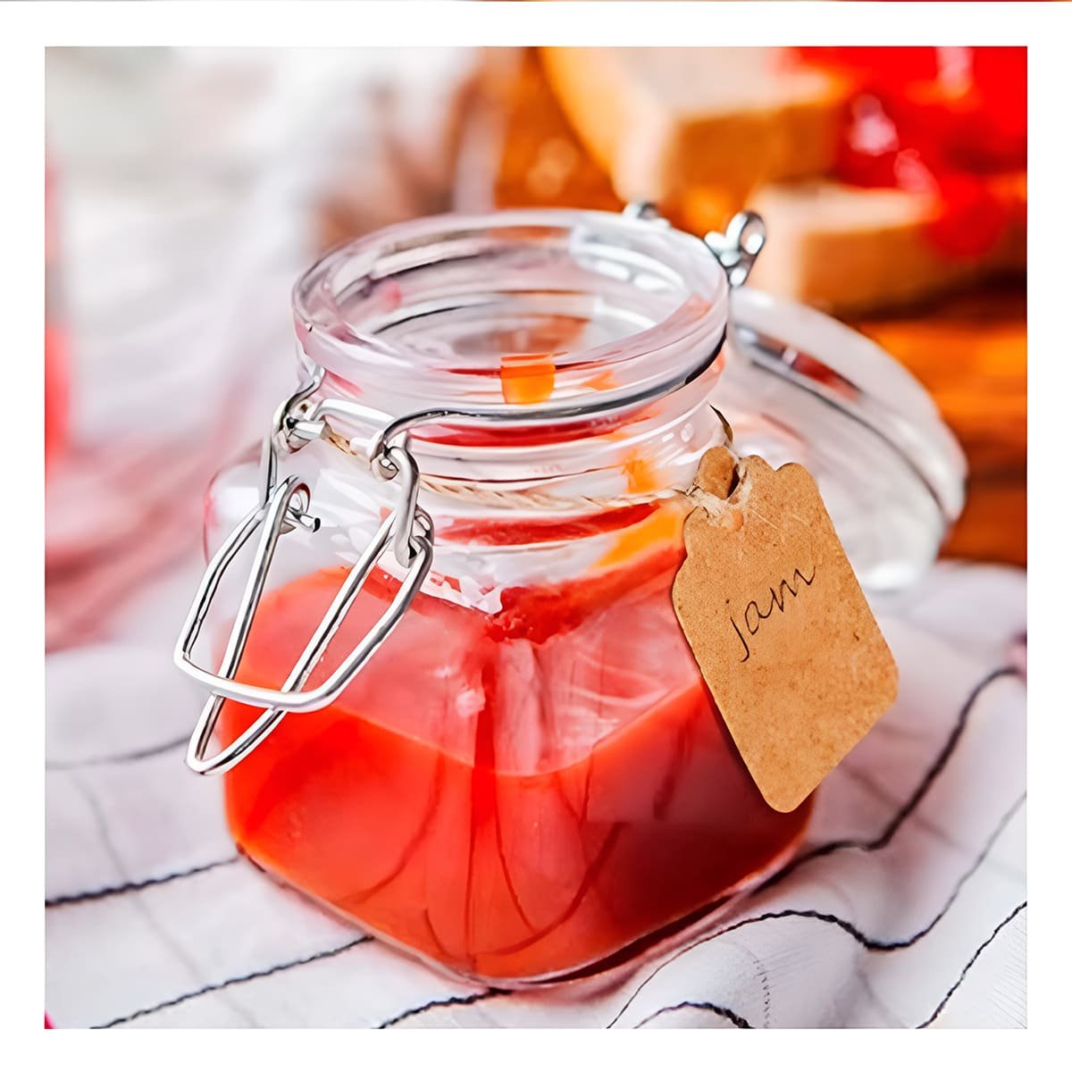 PACK12 BOTELLA ELEGANTE DE VIDRIO DE 100 ML MULTIUSO CON TAPA Y SEGURO Y+PAPEL REGALO - 3