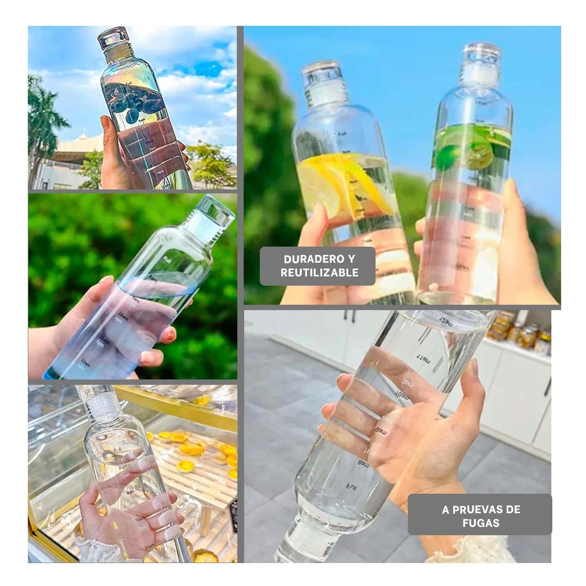 PACK2 VASO TRANSPARENTE 500 ML PARA BEBIDAS FRIAS Y CALIENTES Y+PAPEL REGALO - 3