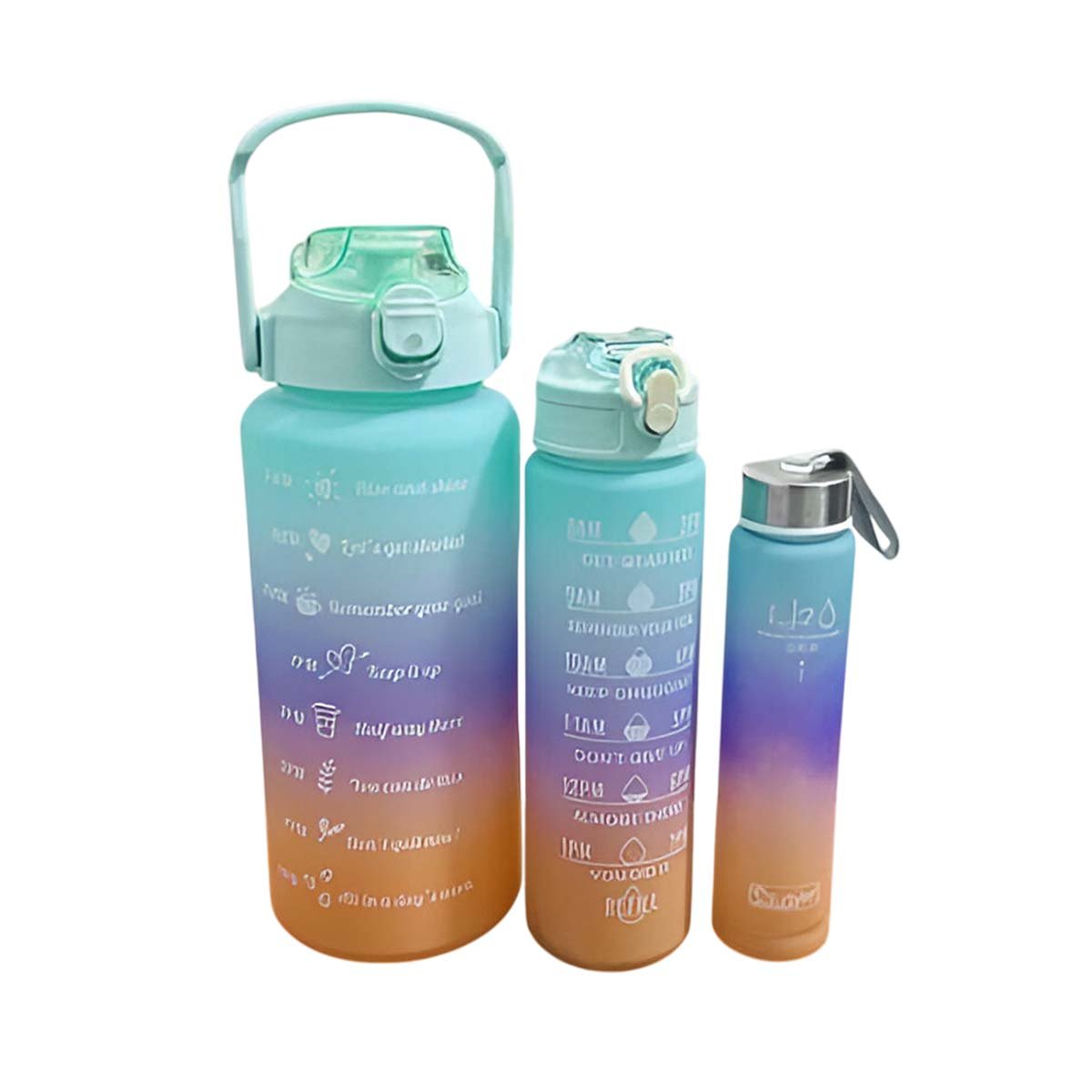 PACK6 CANTIMPLORAS EN VERDE CON 2 L 1 L Y 300 ML PARA ACTIVIDADES Y+REGALO STICKER - 2