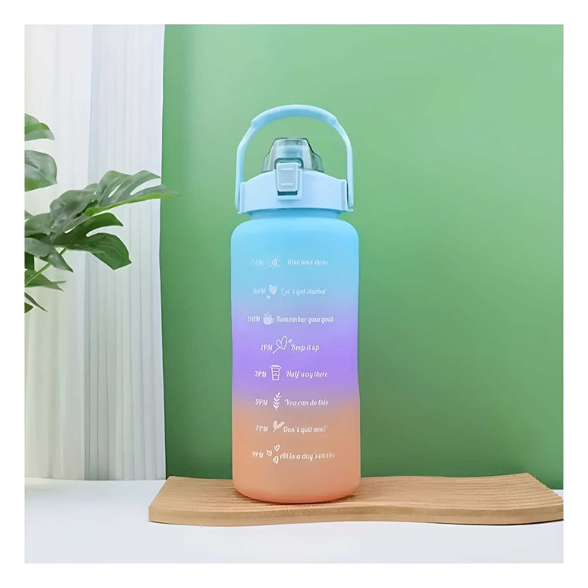 PACK6 CANTIMPLORAS EN VERDE AGUA CON CAPACIDAD 2 L 1 L Y 300 ML EN SET DE 3 - 5