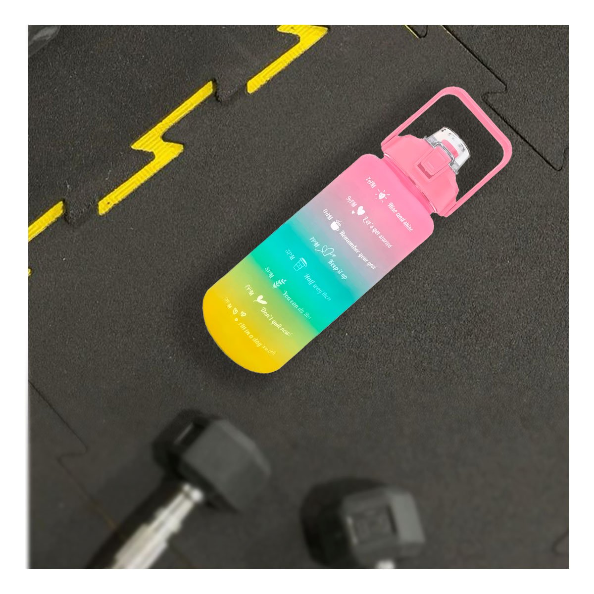 PACK2 TERMO 2LT MULTICOLOR PARA AGUA Y DISFRUTAR EN EXCURSIONES Y+REGALO STICKER - 5
