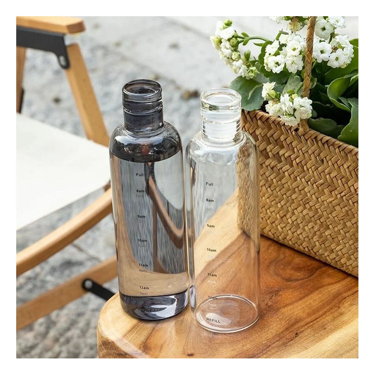 PACK12 CONTENEDOR PRACTICO 500 ML TRANSPARENTE NEGRO PARA MANTENER BEBIDAS Y+PAPEL REGALO - 3