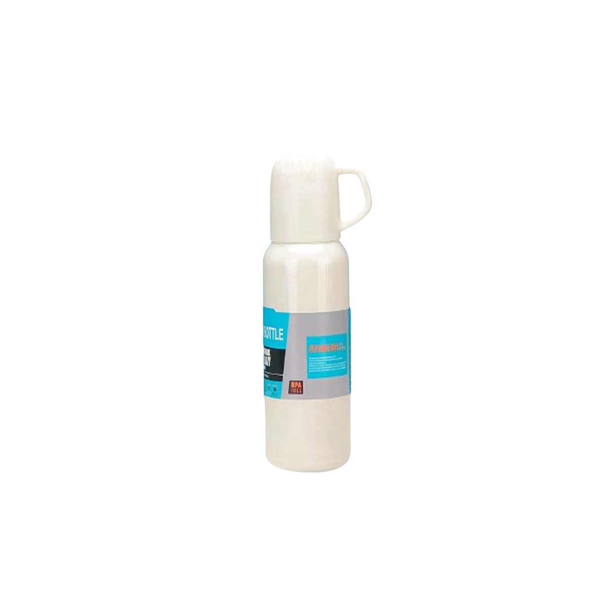 PACK2 FRASCO PORTATIL 500 ML CON 3 TAZAS CREMA PARA TRASLADO DIARIO Y+REGALO STICKER - 2