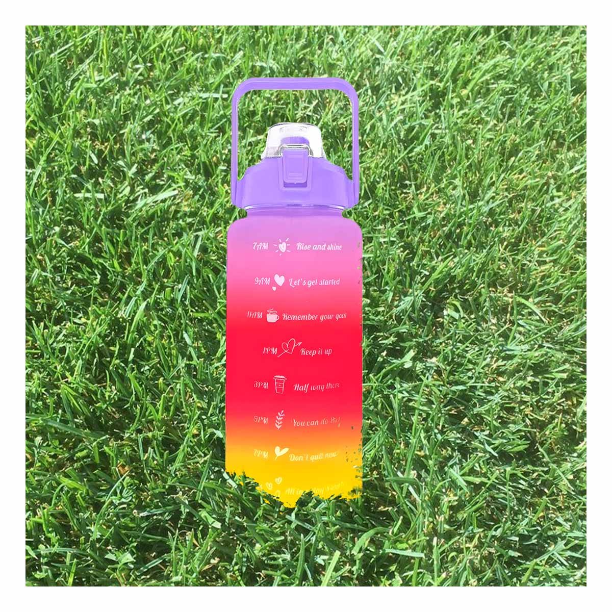 PACK12 CONTENEDOR DE LIQUIDOS 2LT MULTICOLOR PARA BEBIDAS Y ACTIVIDAD PERSONAL Y+PAPEL REGALO - 3