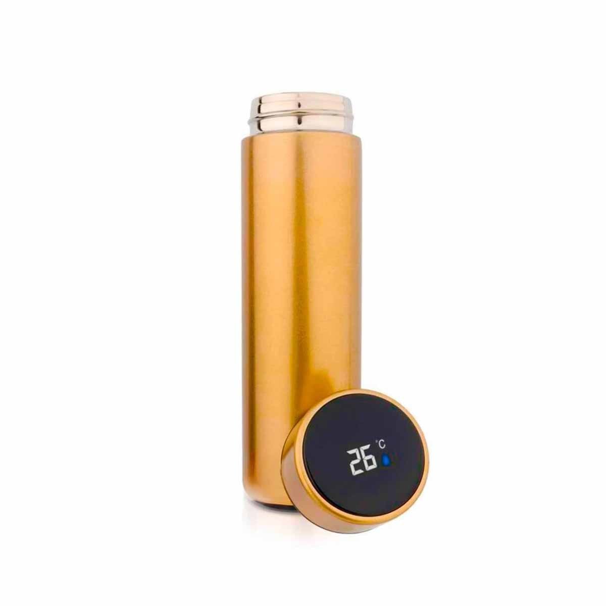 PACK6 TERMO COMPACTO DIGITAL 500 ML CON FILTRO PARA MANTENER BEBIDAS CALIENTES Y+REGALO STICKER - 2