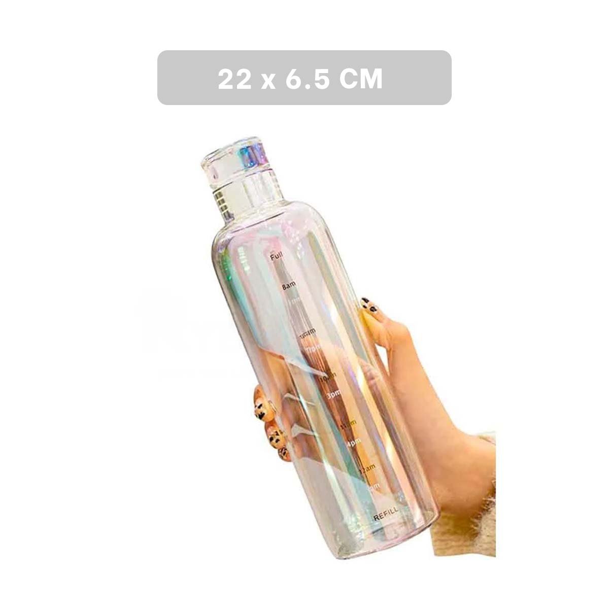 PACK12 BOTELLA LIGERA 500 ML TRANSPARENTE PARA HIDRATACION EN MOVIMIENTO Y+REGALO STICKER - 4