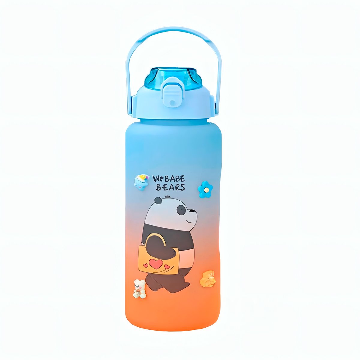 PACK6 VASO ESCOLAR OSO ESCANDALOSO 2 LITROS PARA BEBIDAS Y+REGALO STICKER - 2