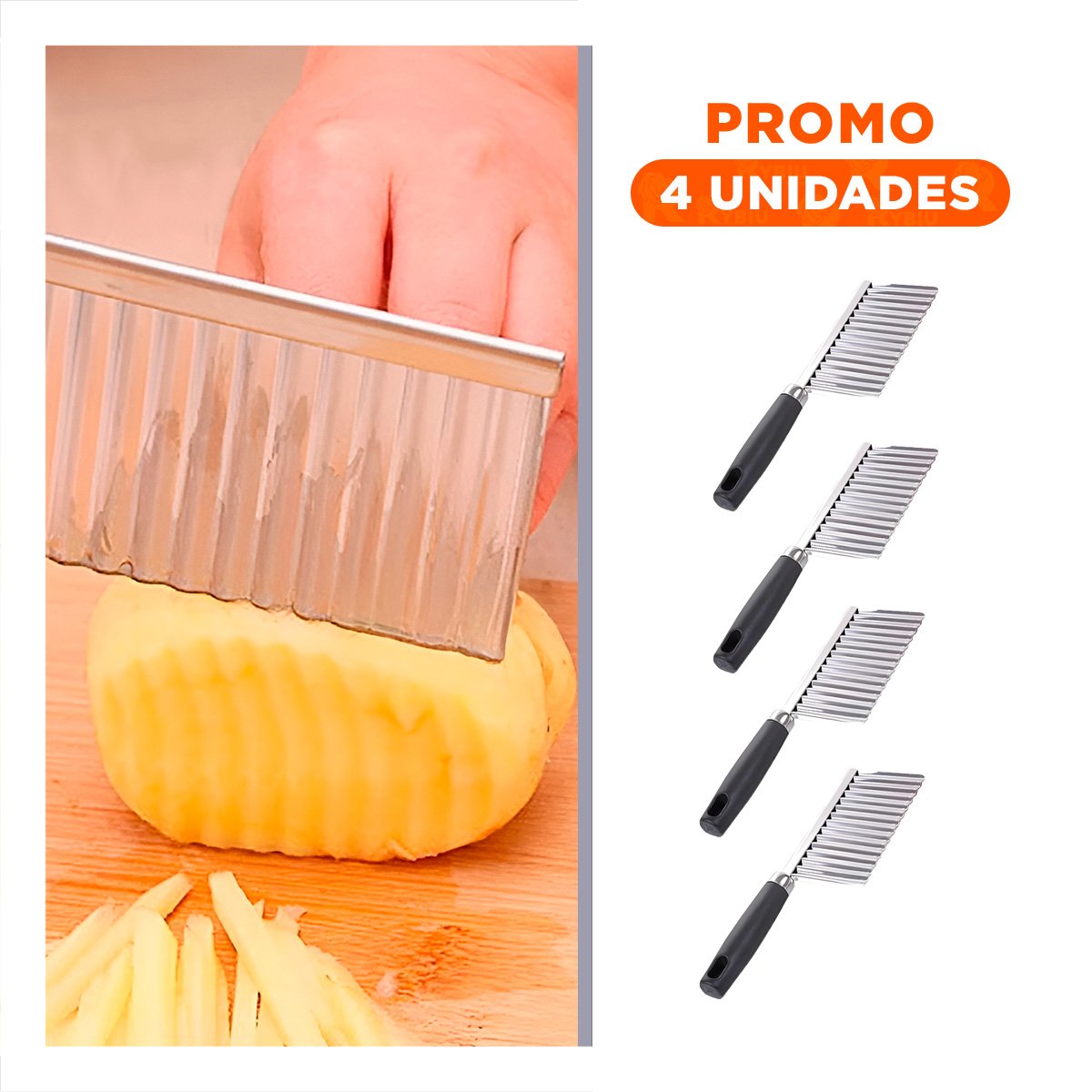 PACK4 EQUIPO DE REBANADO CON BASE DE SEGURIDAD DE MUCHA CARGA REAL Y+REGALO STICKER - 1