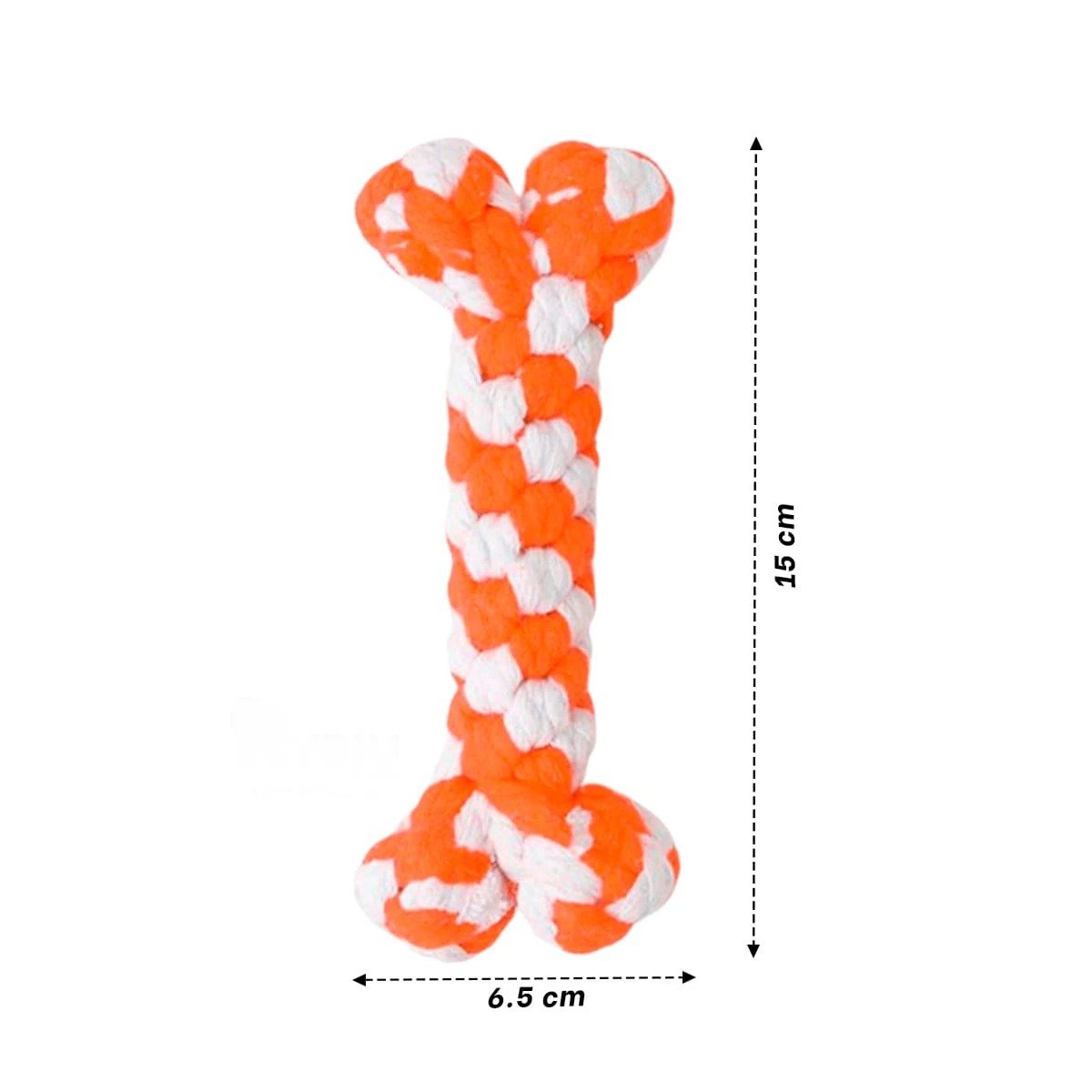 PACK12 JUGUETE PARA PERROS COMPACTO PARA ESPACIOS PEQUENOS NARANJA Y+PAPEL REGALO - 4