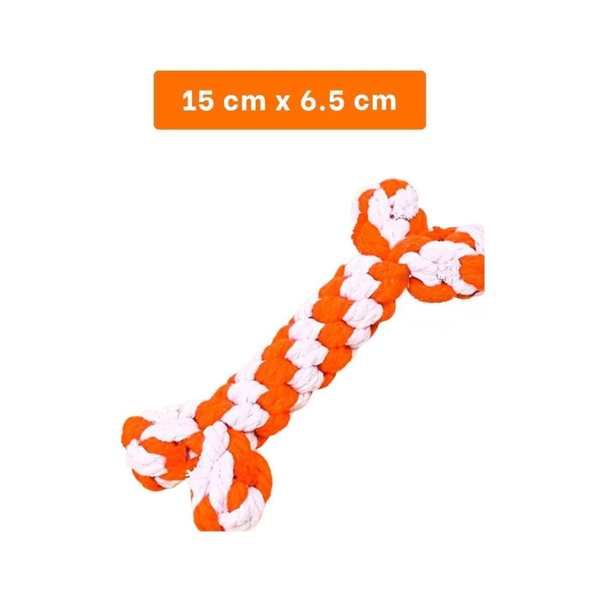 PACK4 OBJETO INTERACTIVO CANINO COMPACTO Y PRACTICO NARANJA - 4