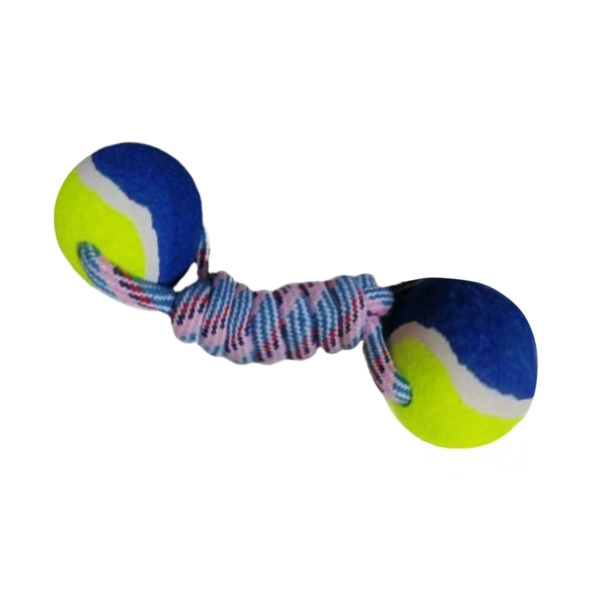 PACK6 OBJETO DE ENTRENAMIENTO CANINO LIGERO Y RESISTENTE AMARILLO CON AZUL Y+REGALO STICKER - 2