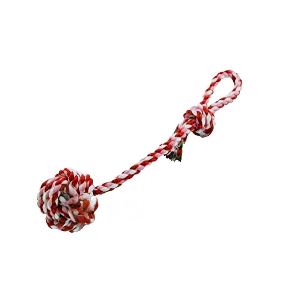 PACK12 DISPOSITIVO RECREATIVO CON PELOTA Y SOGA ROSADO ROJO Y+REGALO STICKER - 2