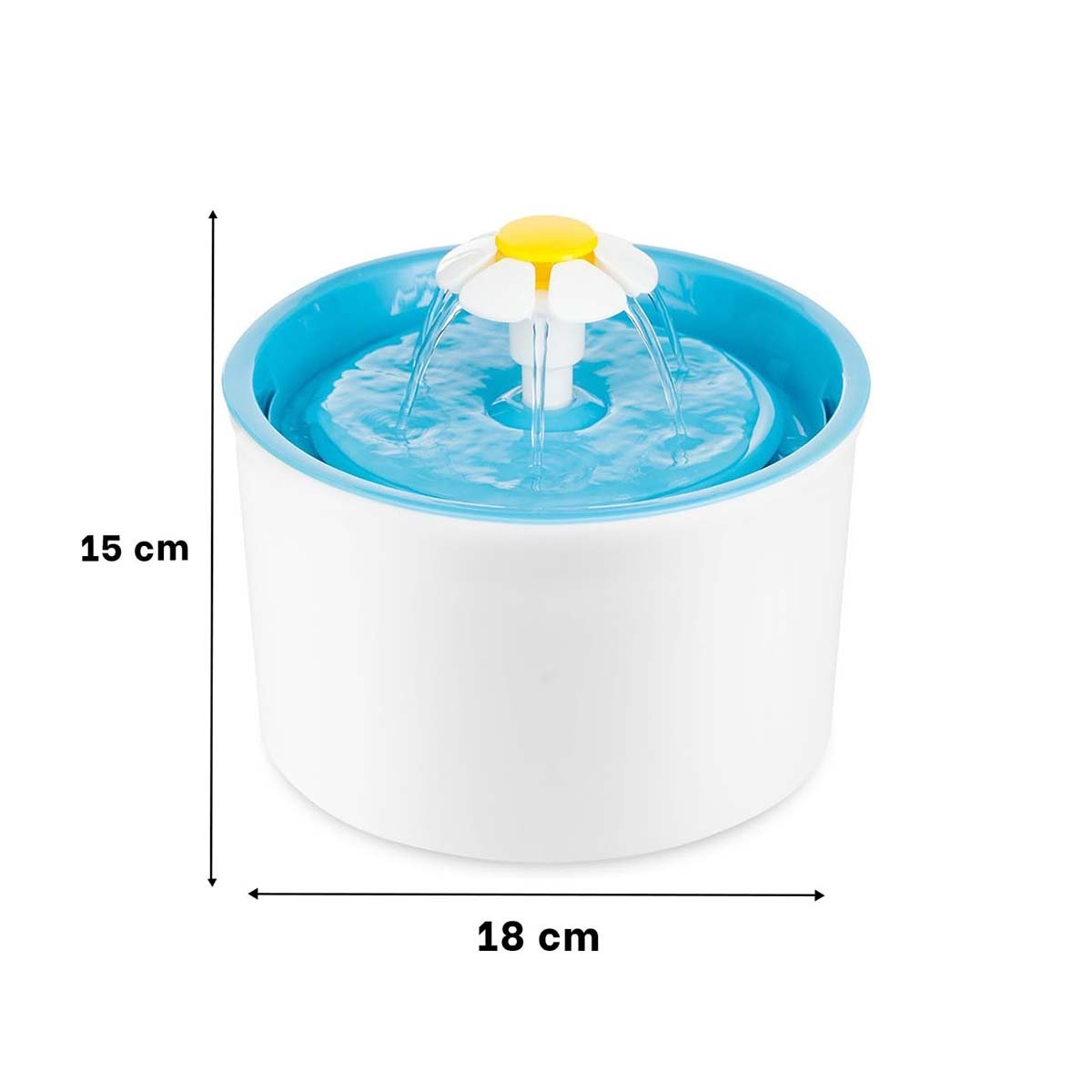 PACK6 PUNTO PARA AGUA CIRCULAR CON ALFOMBRA PET CELESTE PLASTICO FIRME Y+REGALO STICKER - 4