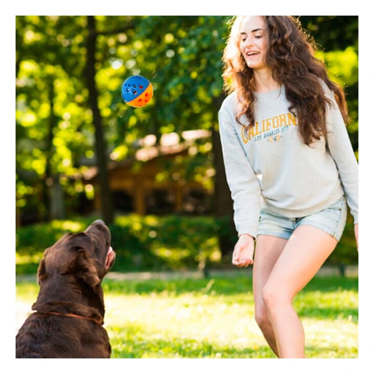 PACK4 VARIANTE CON CASCABEL AZUL Y NARANJA PARA BEBE ESTIMULO SENSORIAL Y+PAPEL REGALO - 2