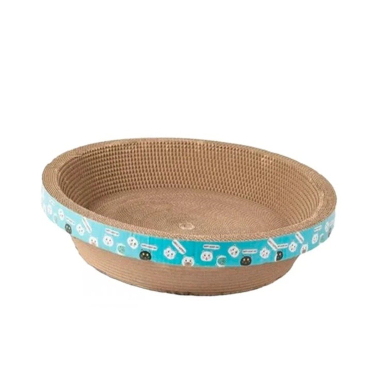 PACK12 COMPLEMENTO DE JUEGO CIRCULAR CON CATNIP CHICO 40 CM MARRON PARA GATO Y+REGALO STICKER - 2