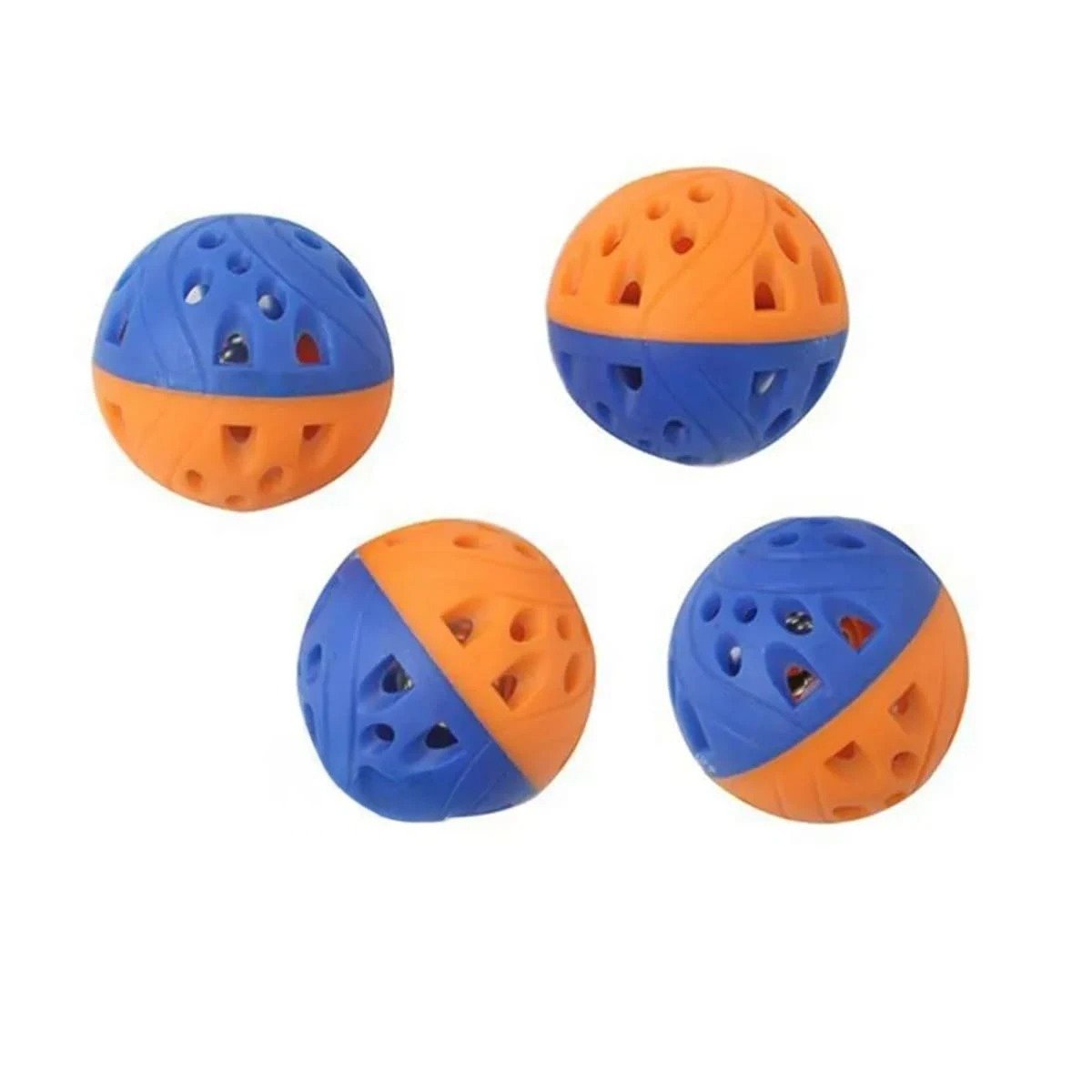PACK2 FIGURA CON CASCABEL AZUL Y NARANJA PARA BEBE DESARROLLO TEMPRANO Y+REGALO STICKER - 2