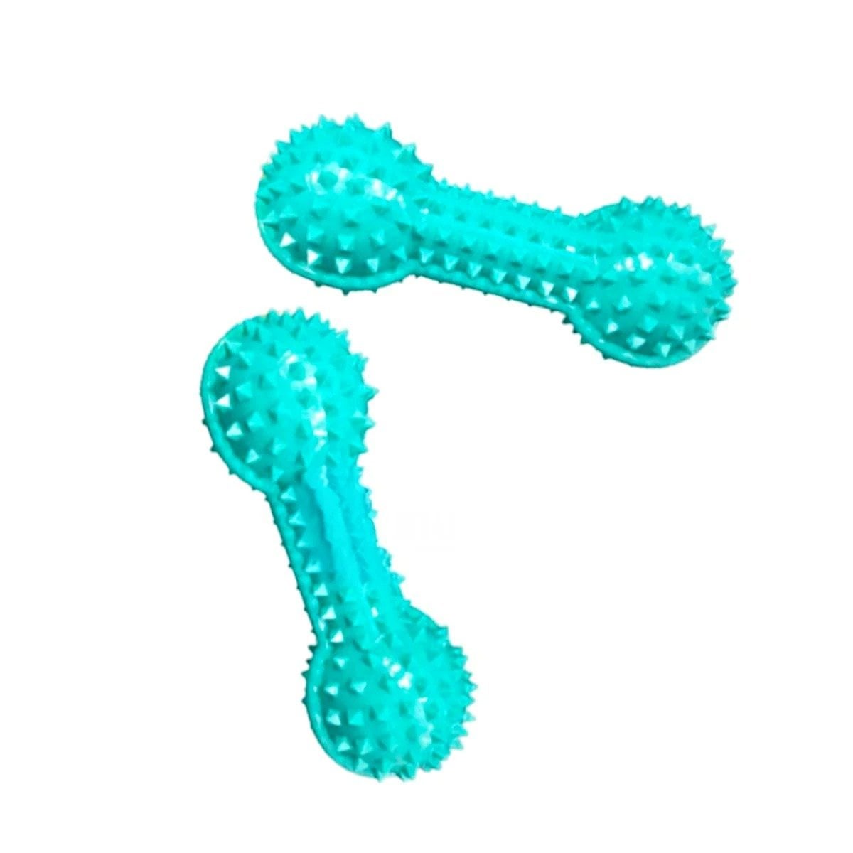 PACK4 APARATO DE JUEGO VERDE AGUA PARA MASCOTAS PESA CON PUNTAS SEGURAS Y+PAPEL REGALO - 3
