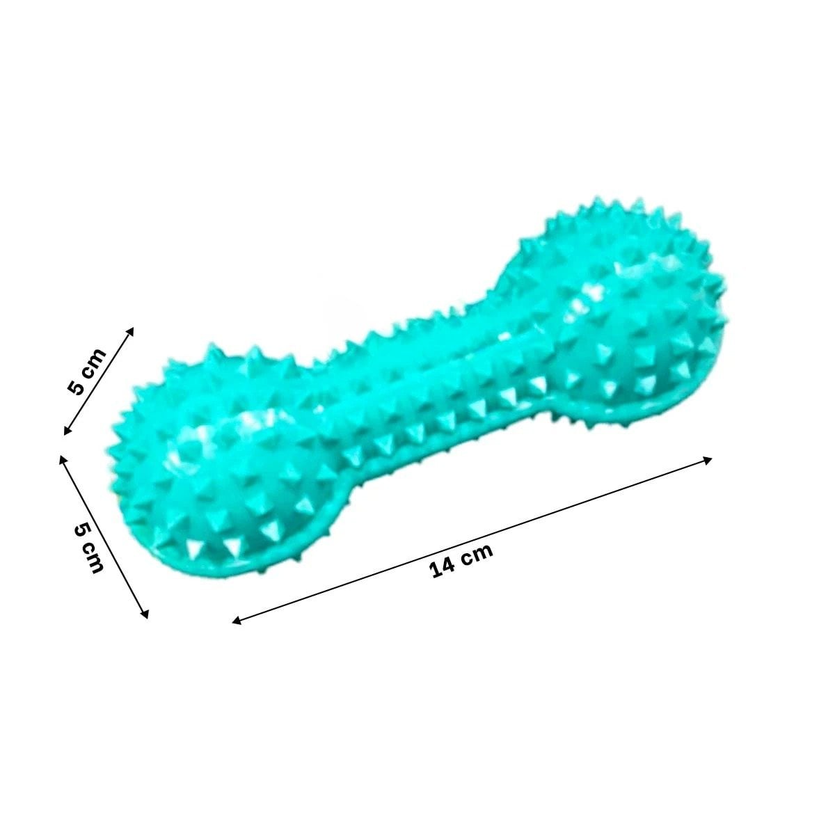 PACK4 APARATO DE JUEGO VERDE AGUA PARA MASCOTAS PESA CON PUNTAS SEGURAS Y+PAPEL REGALO - 4
