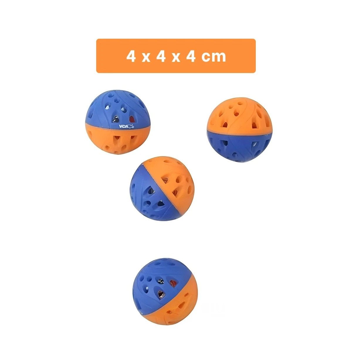 PACK4 COLECCION CON CASCABEL AZUL Y NARANJA PARA BEBE JUEGO EDUCATIVO Y+REGALO STICKER - 4