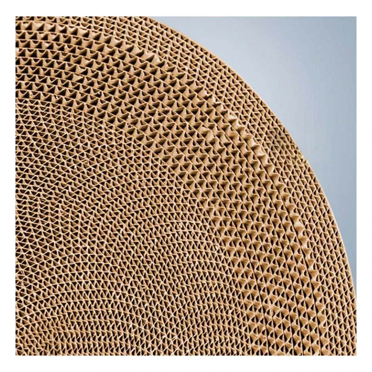 PACK6 ZONA DE ENTRETENIMIENTO CIRCULAR CON CATNIP GRANDE 50CM MARRON Y+PAPEL REGALO - 2