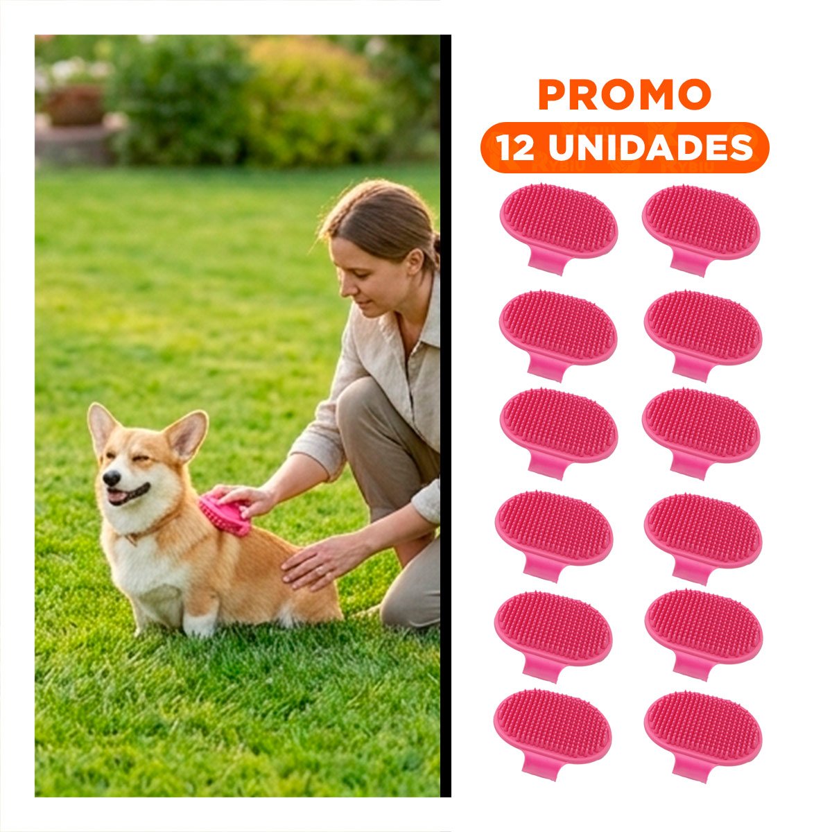 PACK12 DIFUSOR DE MANO ROSADO CON DISEÑO ERGONOMICO Y USO CONFORTABLE Y+REGALO STICKER - 1