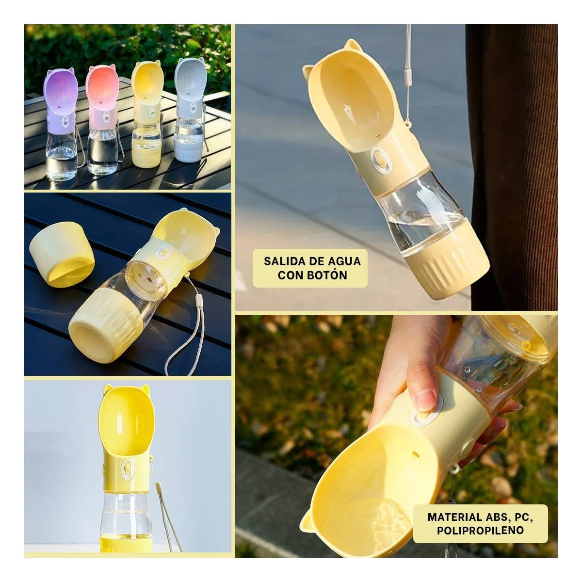 PACK2 ENVASE PRACTICO GATO AMARILLO PARA CARTERA PEQUENA Y+PAPEL REGALO - 3