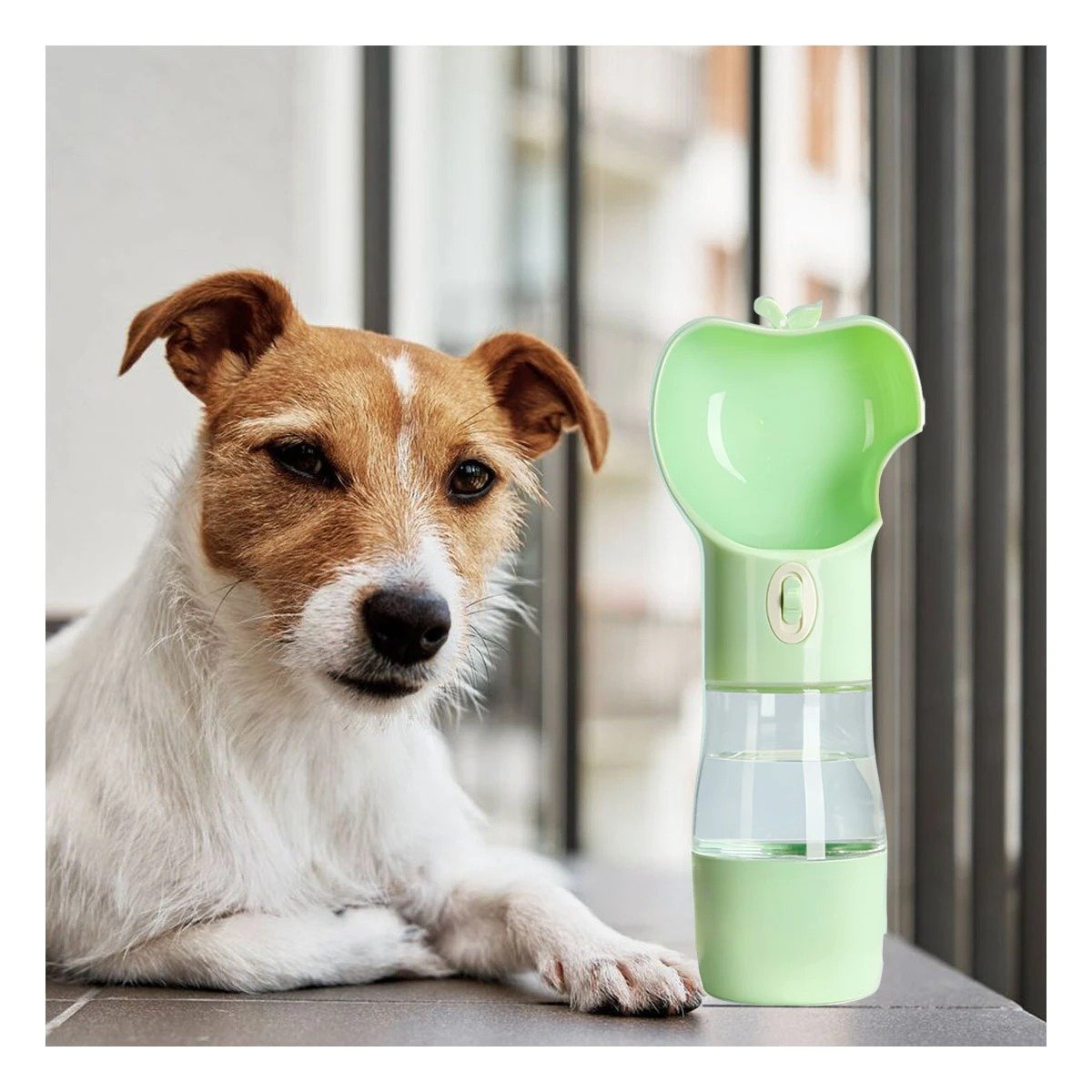 PACK2 RECIPIENTE COMPACTO VERDE TIPO MANZANA Y+REGALO STICKER - 5