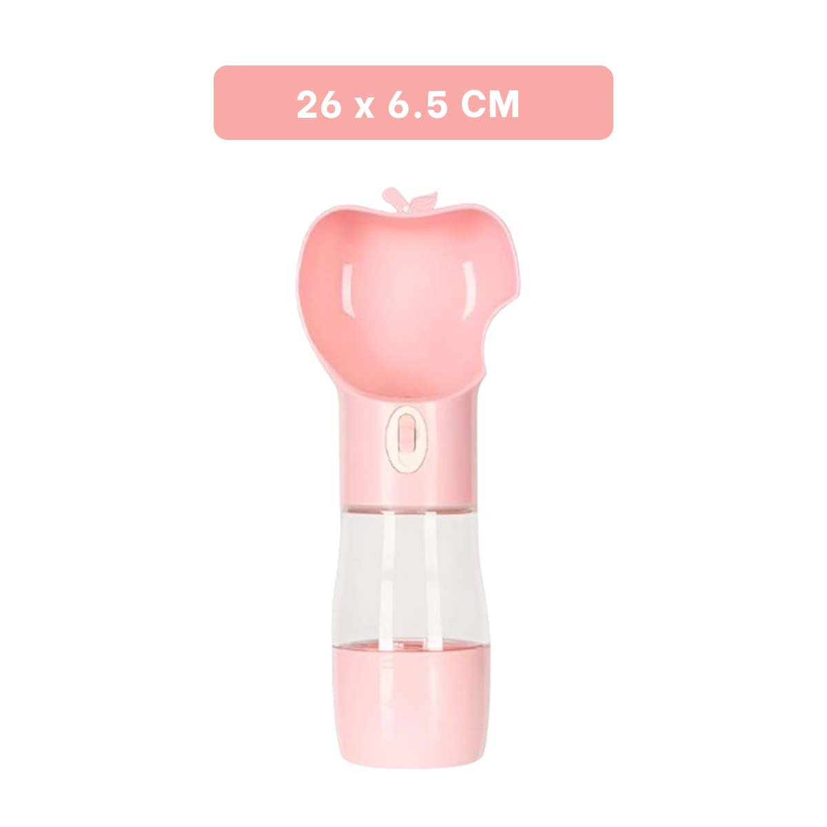PACK4 ENVASE PORTATIL DE DISEÑO MANZANA ROSADO Y+REGALO STICKER - 4