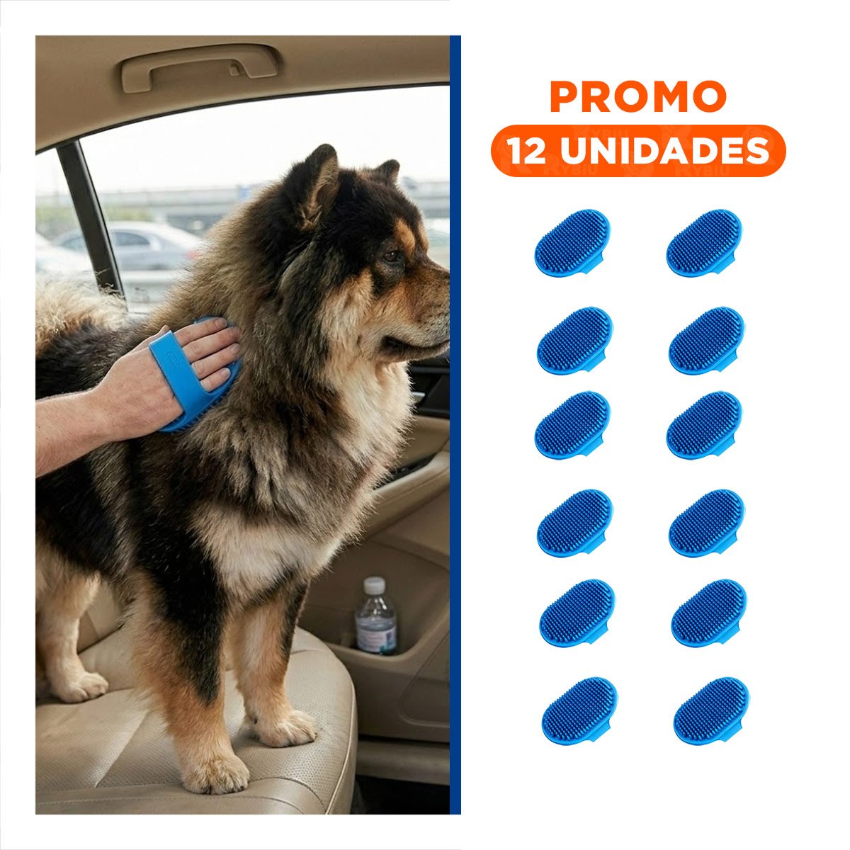 PACK12 DIFUSOR DE MANO CELESTE CON DISENO ERGONOMICO Y USO CONFORTABLE Y+REGALO STICKER - 1
