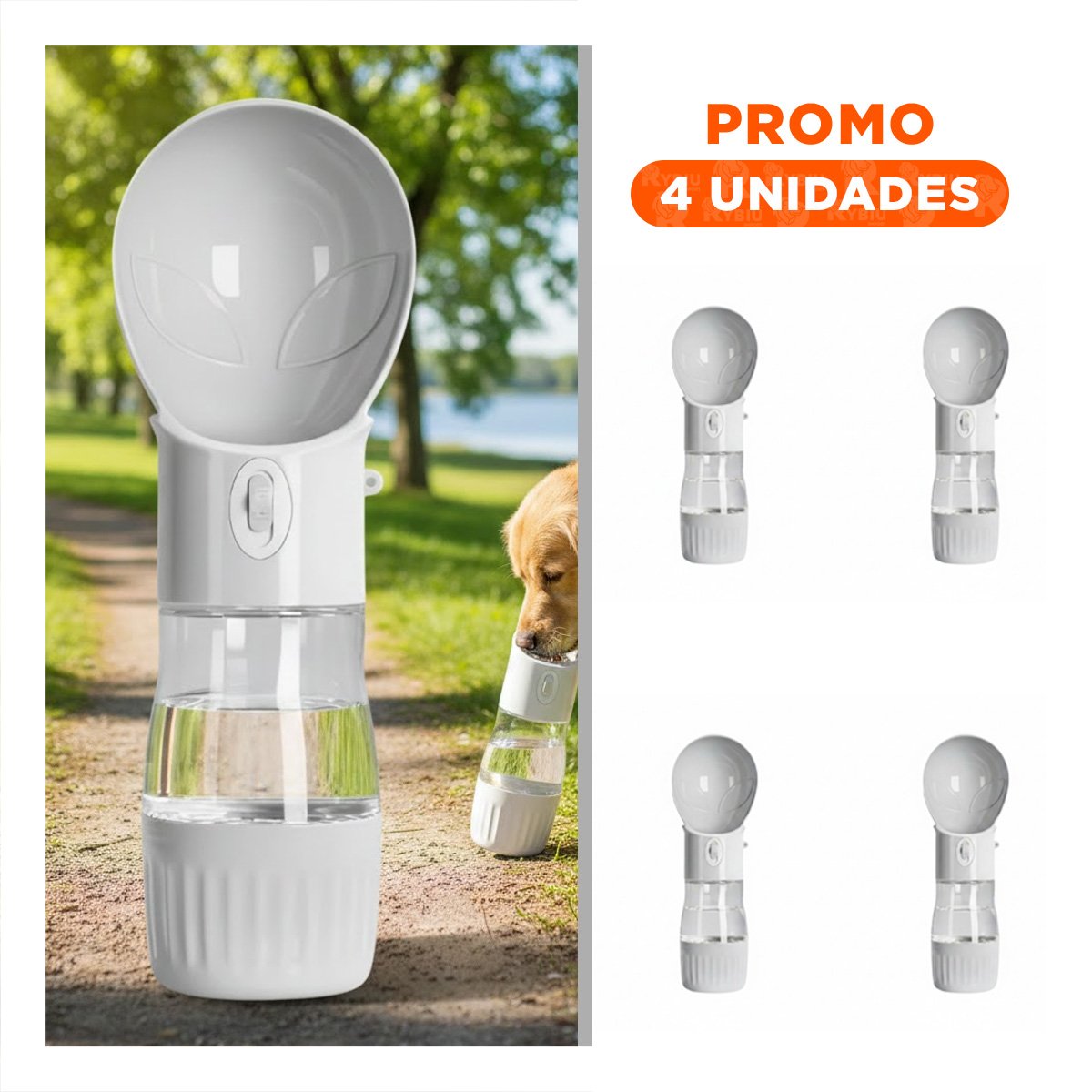 PACK4 ACCESORIO FUNCIONAL DISENO OVNI PLOMO PORTATIL Y+REGALO STICKER - 1