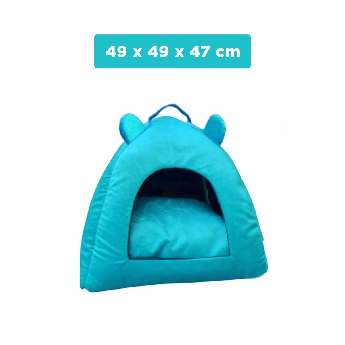 PACK2 GUARIDA TIPO IGLU AZUL REY TALLA L ESPACIO COMODO Y+REGALO STICKER - 4