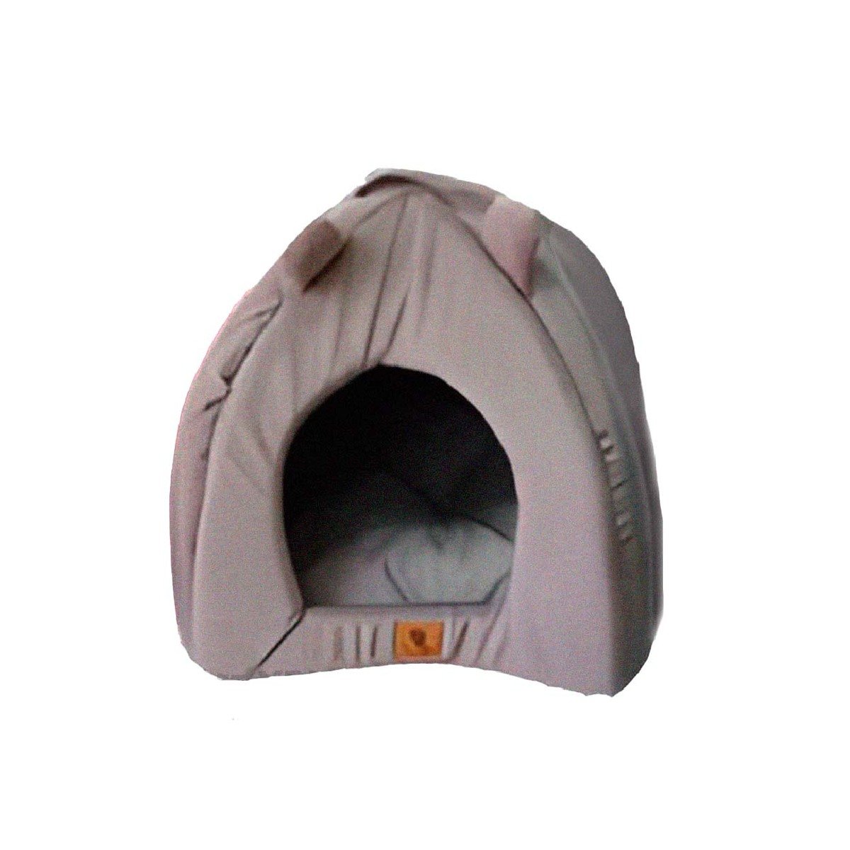 CUCHA IGLU CERRADA TALLA L GUINDA PARA MASCOTAS HOGAR Y+PAPEL REGALO - 1